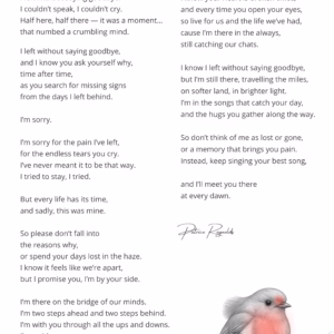 Grief Poetry Print